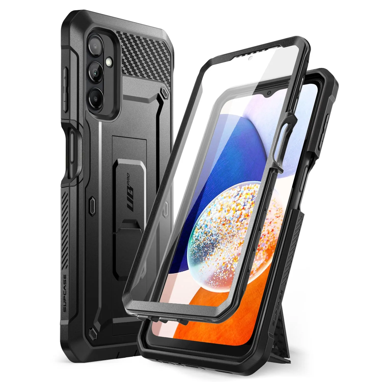 Doorbuster Galaxy A14 Unicorn Beetle Pro Rugged Holster Case-Black  Going Fast!