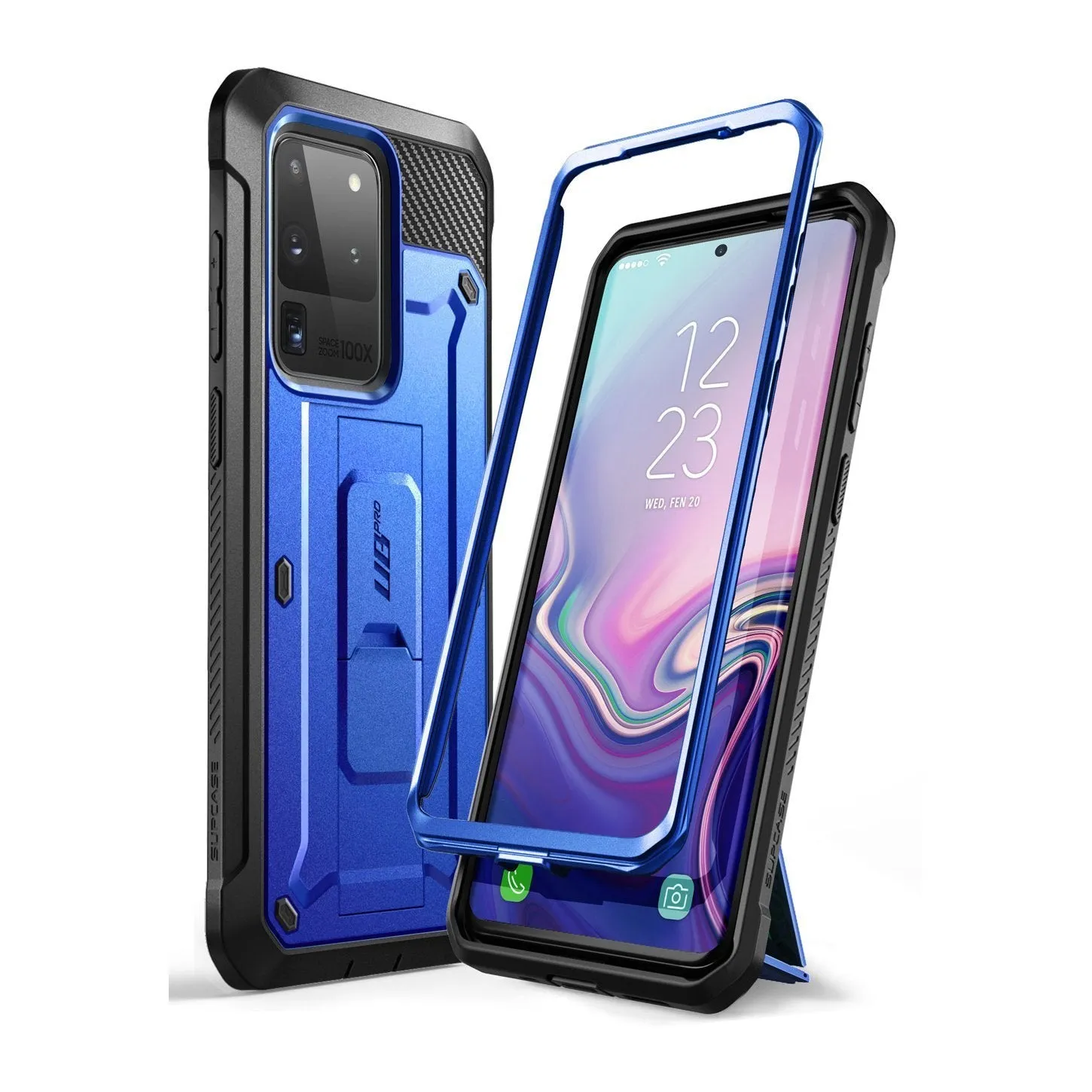Doorbuster Galaxy S20 Ultra Unicorn Beetle Pro Rugged Case-Dark Blue  Today Only!