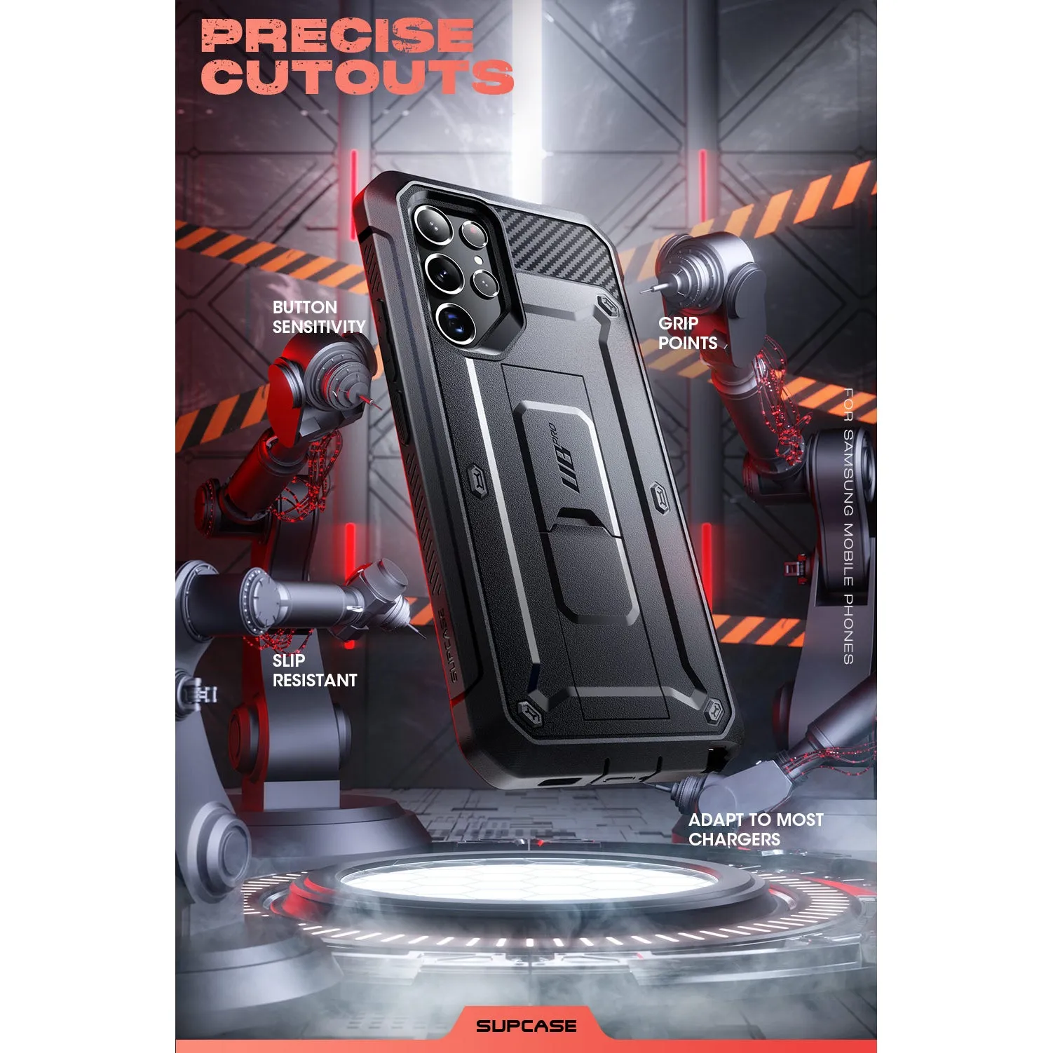 Doorbuster Galaxy S22 Ultra Unicorn Beetle PRO Rugged Case-Black  Limited Stock!