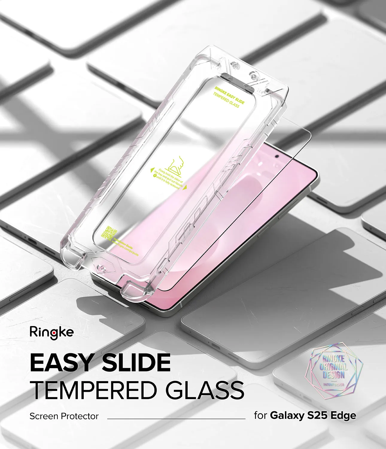 Doorbuster Galaxy S25 Edge Screen Protector | Easy Slide Tempered Glass  Last Few Pieces!
