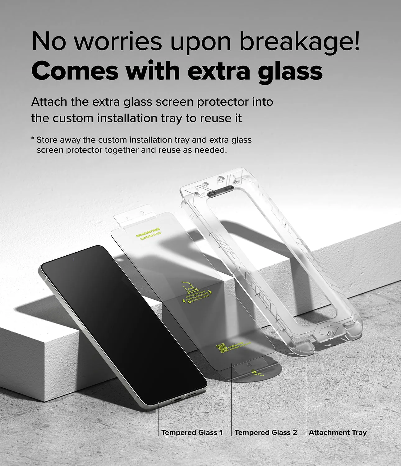 Doorbuster Galaxy S25 Edge Screen Protector | Easy Slide Tempered Glass  Last Few Pieces!