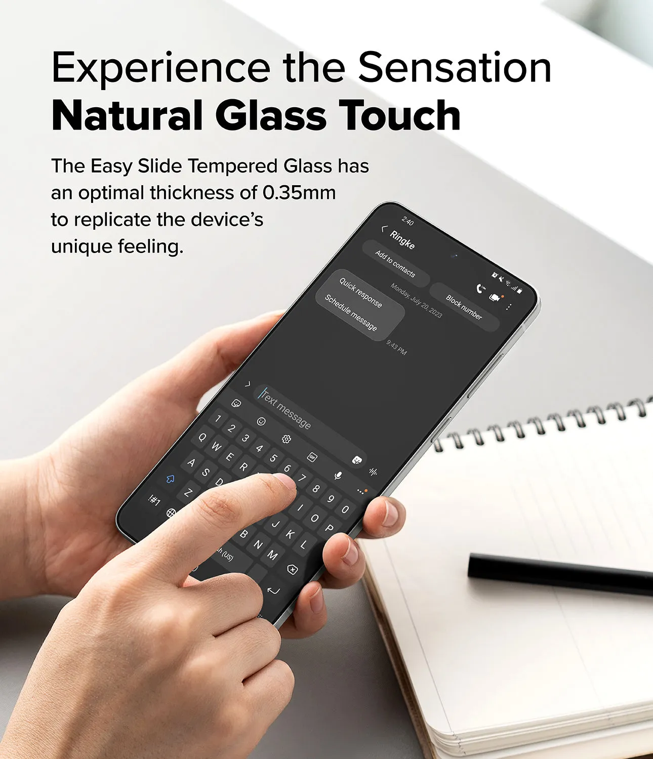 Doorbuster Galaxy S25 Edge Screen Protector | Easy Slide Tempered Glass  Last Few Pieces!
