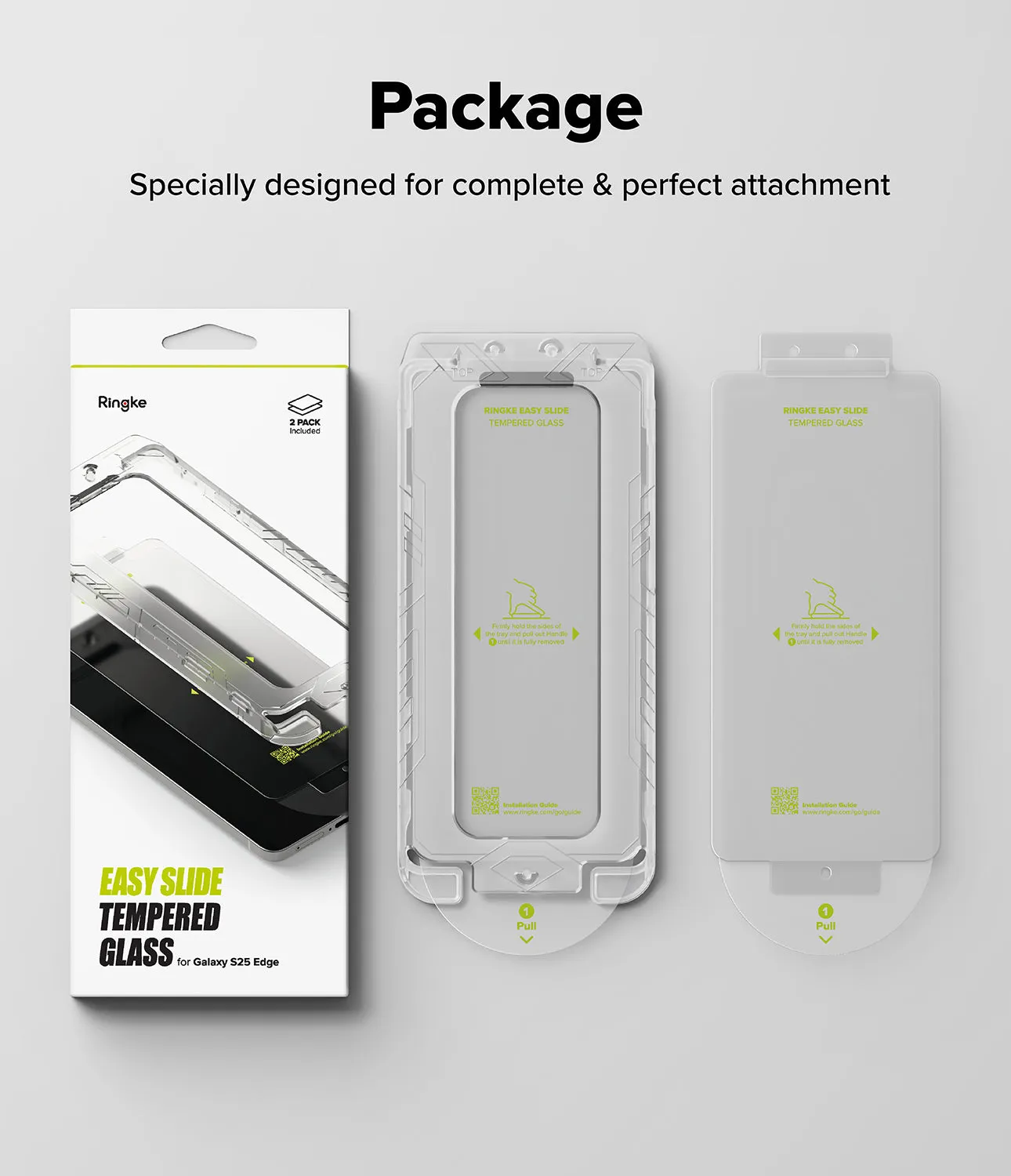 Doorbuster Galaxy S25 Edge Screen Protector | Easy Slide Tempered Glass  Last Few Pieces!