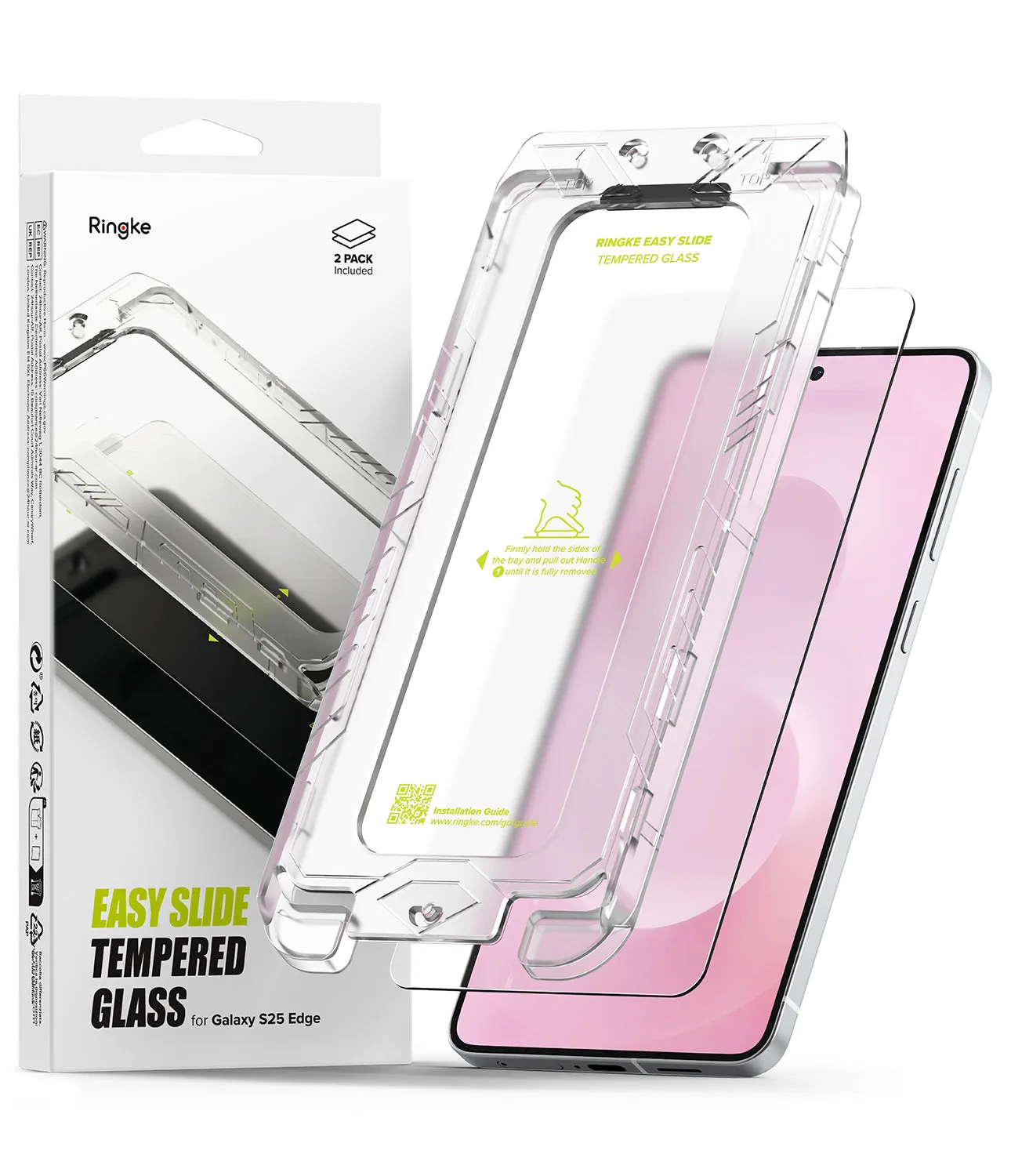 Doorbuster Galaxy S25 Edge Screen Protector | Easy Slide Tempered Glass  Last Few Pieces!