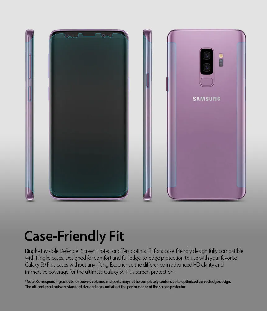 Doorbuster Galaxy S9 Plus Screen Protector | Full Cover (3P)  Limited Availability!