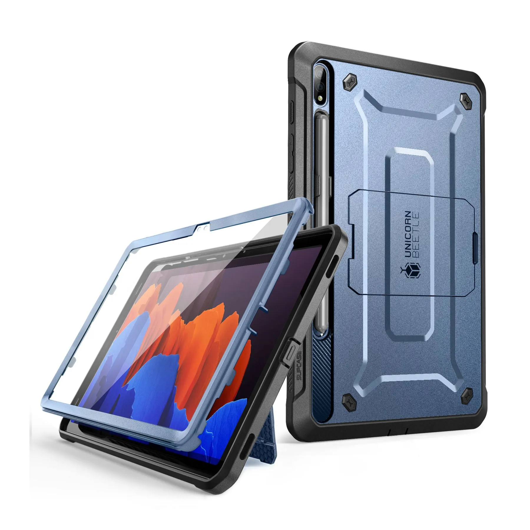 Doorbuster Galaxy Tab S8 Ultra (2022) Unicorn Beetle Pro Rugged Case-Metallic Blue  Limited Stock!