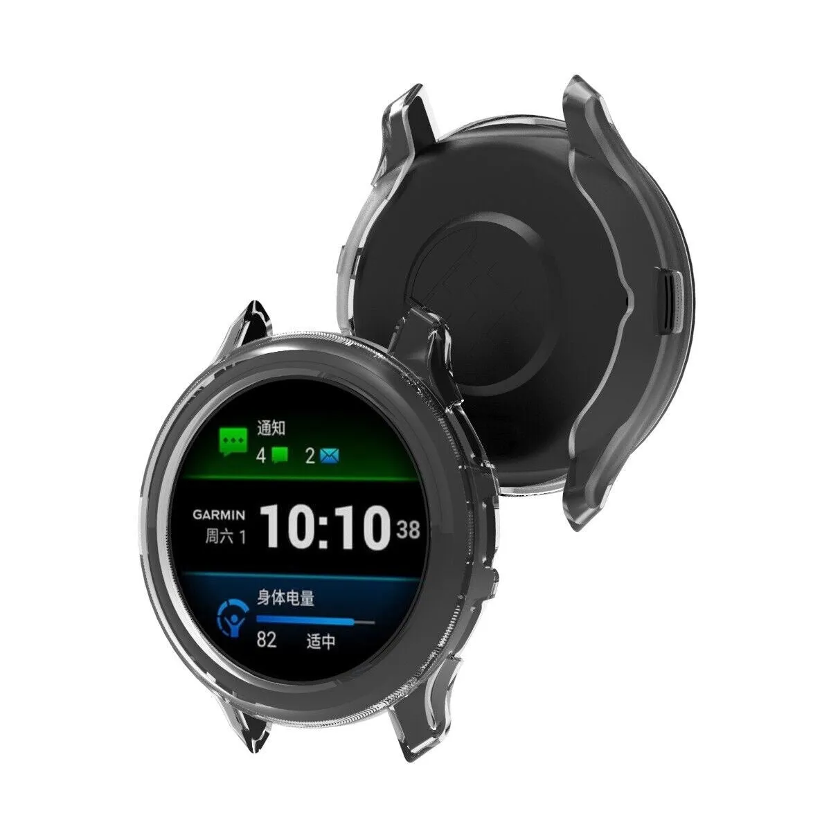 Doorbuster Garmin Venu 3s TPU case (transparent-black)  Dont Miss Out!
