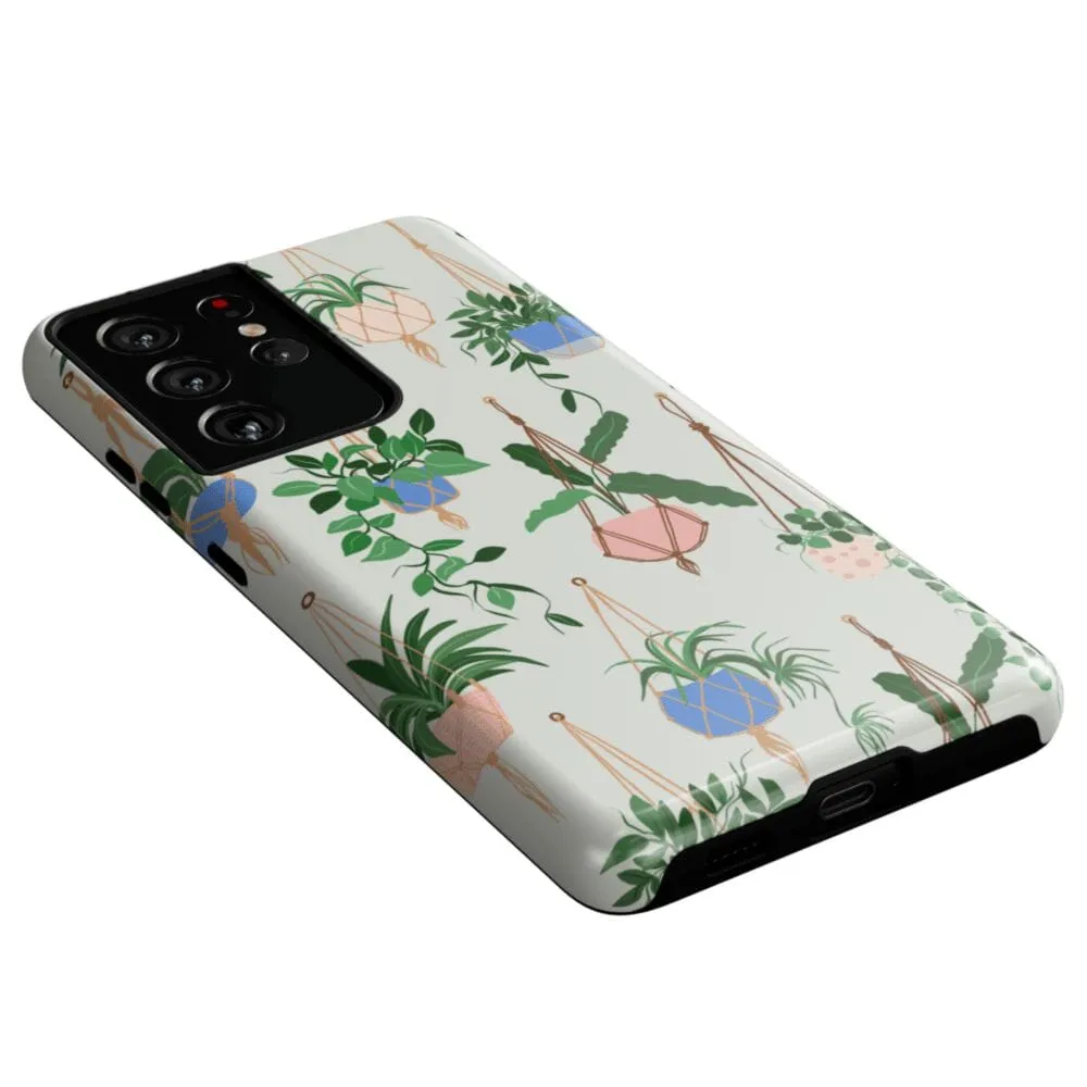 Doorbuster Hanging Around | Potted Plants Floral Samsung Case  Last Few Pieces!