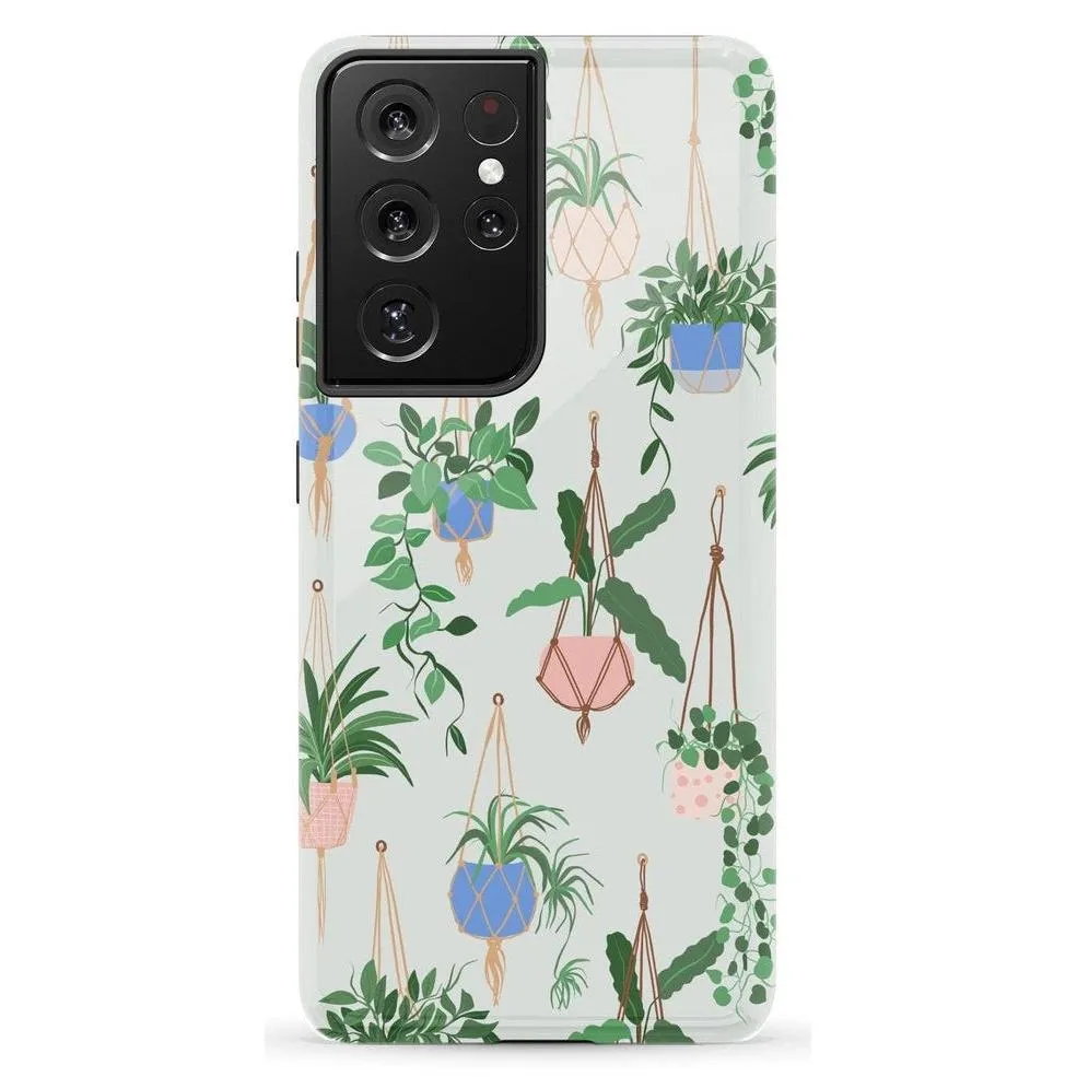 Doorbuster Hanging Around | Potted Plants Floral Samsung Case  Last Few Pieces!