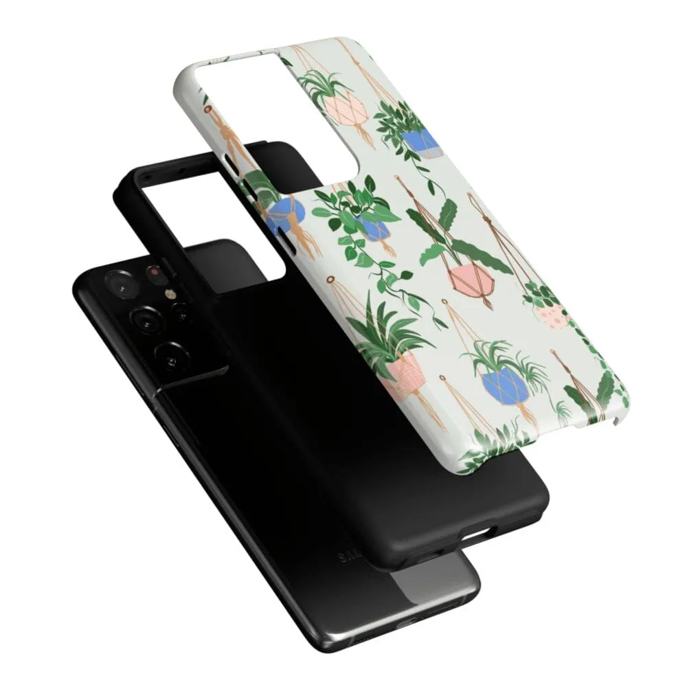 Doorbuster Hanging Around | Potted Plants Floral Samsung Case  Last Few Pieces!
