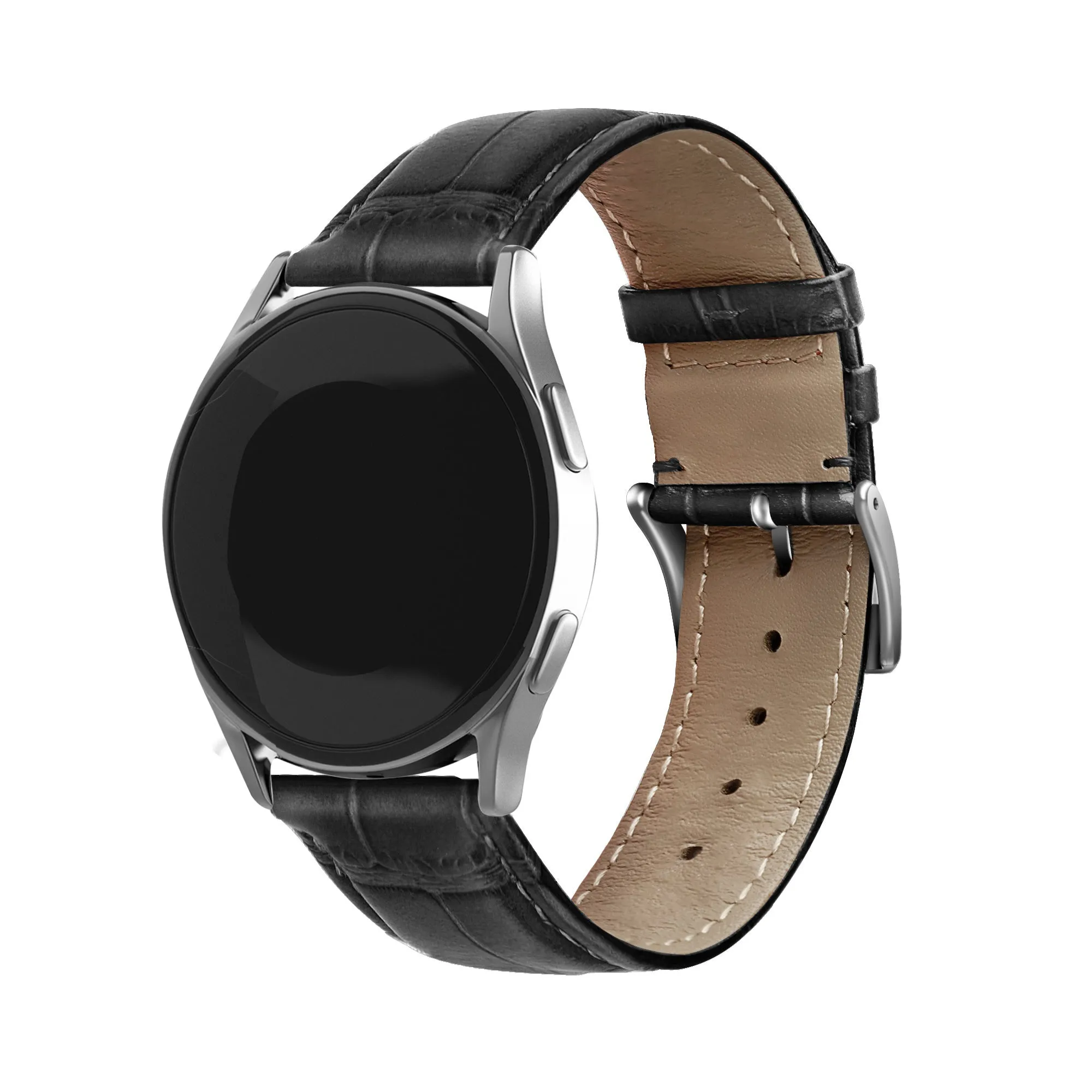Doorbuster Huawei Watch 3 (Pro) Leather Strap Crocodile Grain (Black)  Last Chance!