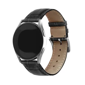 Doorbuster Huawei Watch 3 (Pro) Leather Strap Crocodile Grain (Black)  Last Chance!