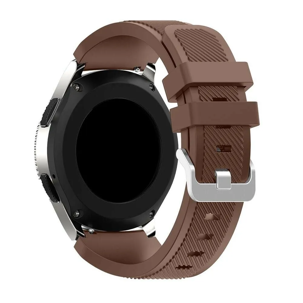 Doorbuster Huawei Watch 3 (Pro) Silicone Strap with Buckle (Brown)  Limited Availability!