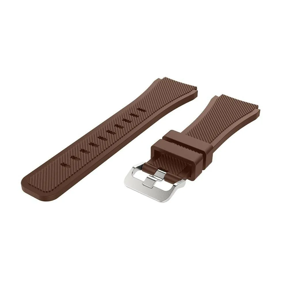 Doorbuster Huawei Watch 3 (Pro) Silicone Strap with Buckle (Brown)  Limited Availability!