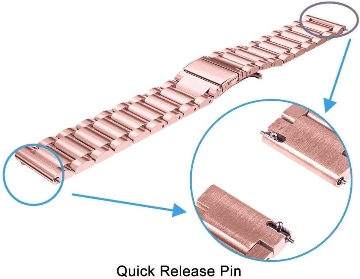 Doorbuster Huawei Watch 5 - 42mm Steel Strap (Pink)  Last Few Pieces!