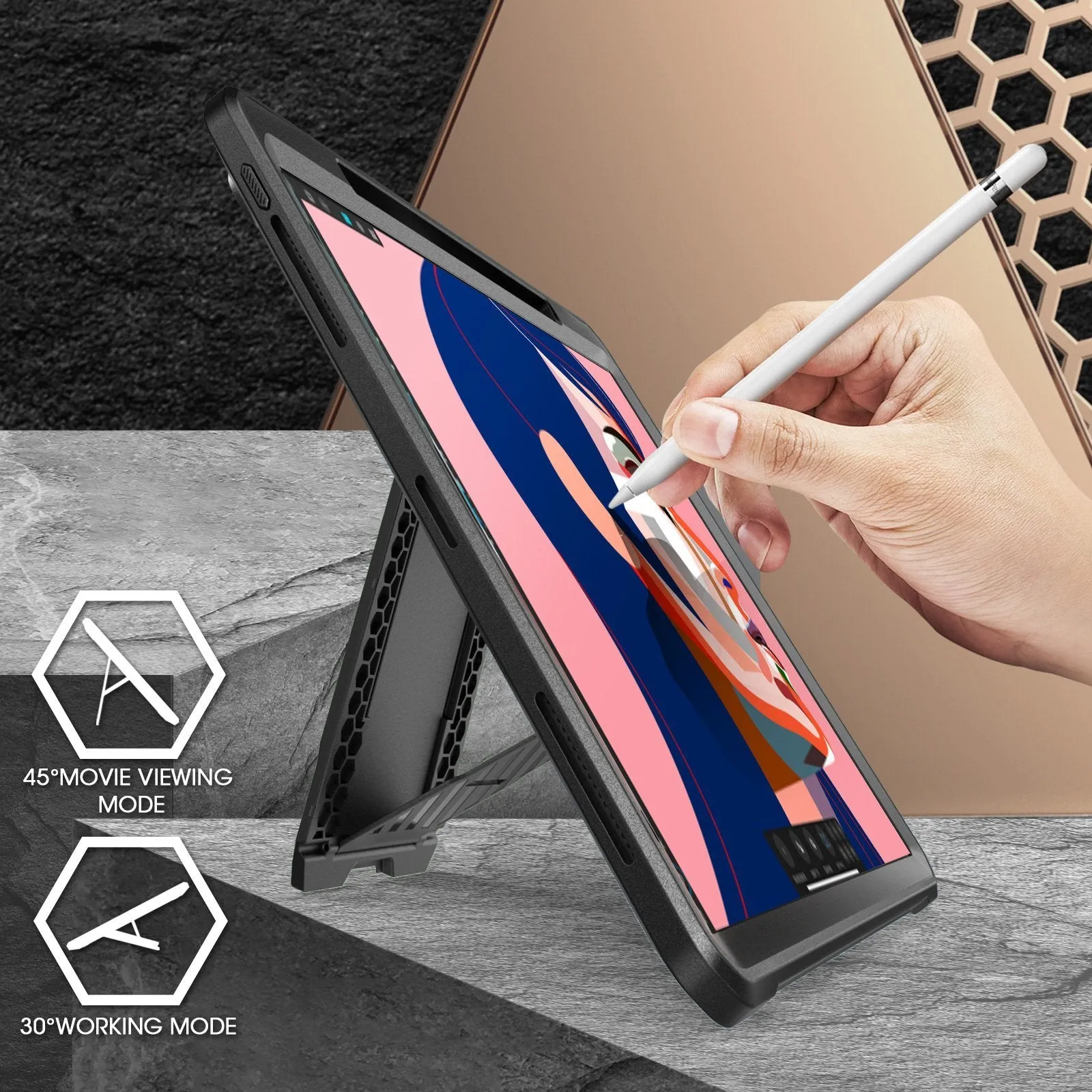 Doorbuster iPad Pro 11 Inch (2020) Unicorn Beetle Pro Rugged Case-Black  Limited Availability!