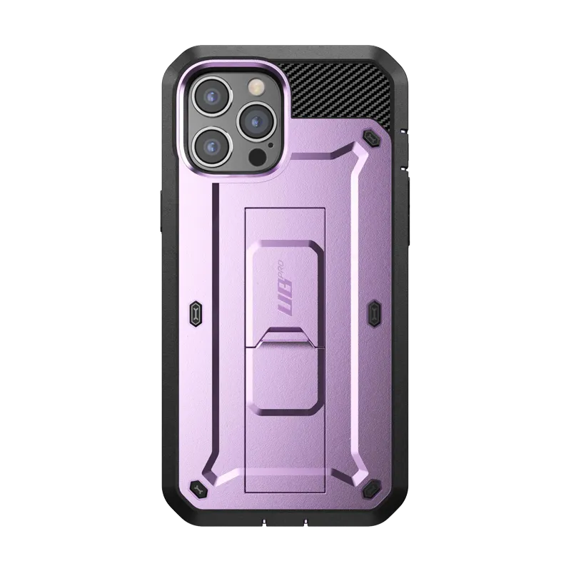 Doorbuster iPhone 12 Pro Max 6.7 inch Unicorn Beetle Pro Rugged Case-Metallic Purple  Stylish & Comfortable