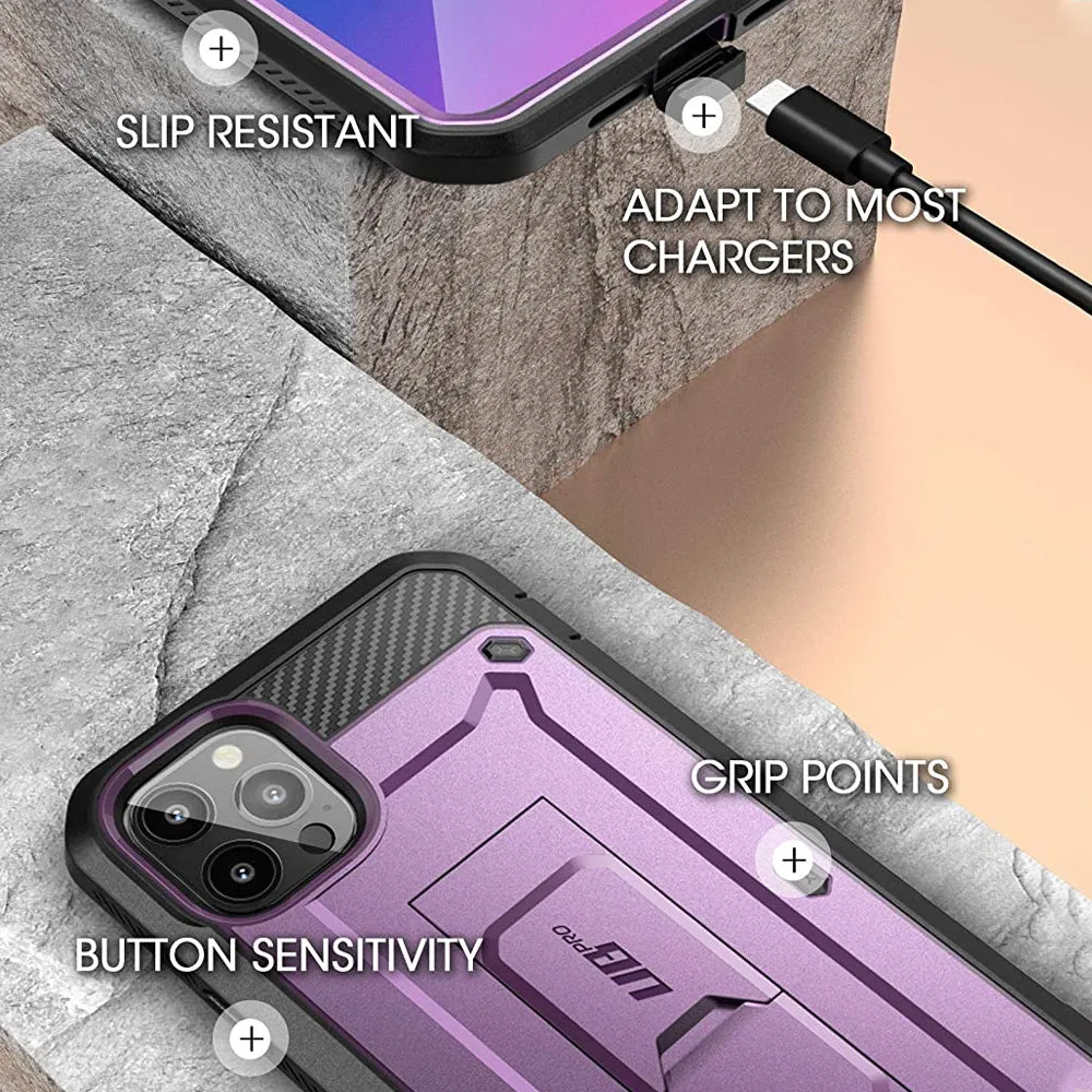Doorbuster iPhone 12 Pro Max 6.7 inch Unicorn Beetle Pro Rugged Case-Metallic Purple  Stylish & Comfortable