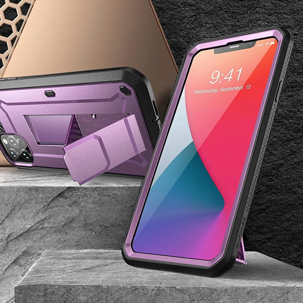 Doorbuster iPhone 12 Pro Max 6.7 inch Unicorn Beetle Pro Rugged Case-Metallic Purple  Stylish & Comfortable