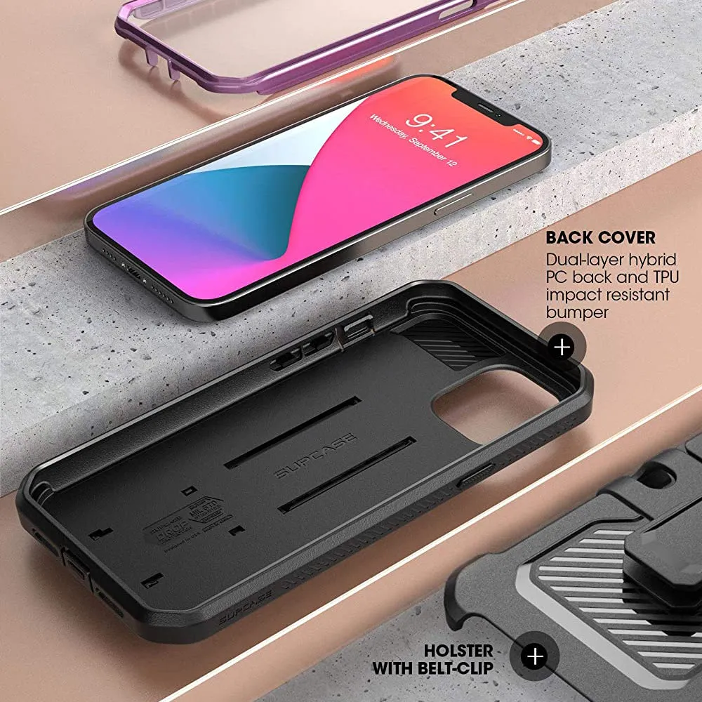 Doorbuster iPhone 12 Pro Max 6.7 inch Unicorn Beetle Pro Rugged Case-Metallic Purple  Stylish & Comfortable