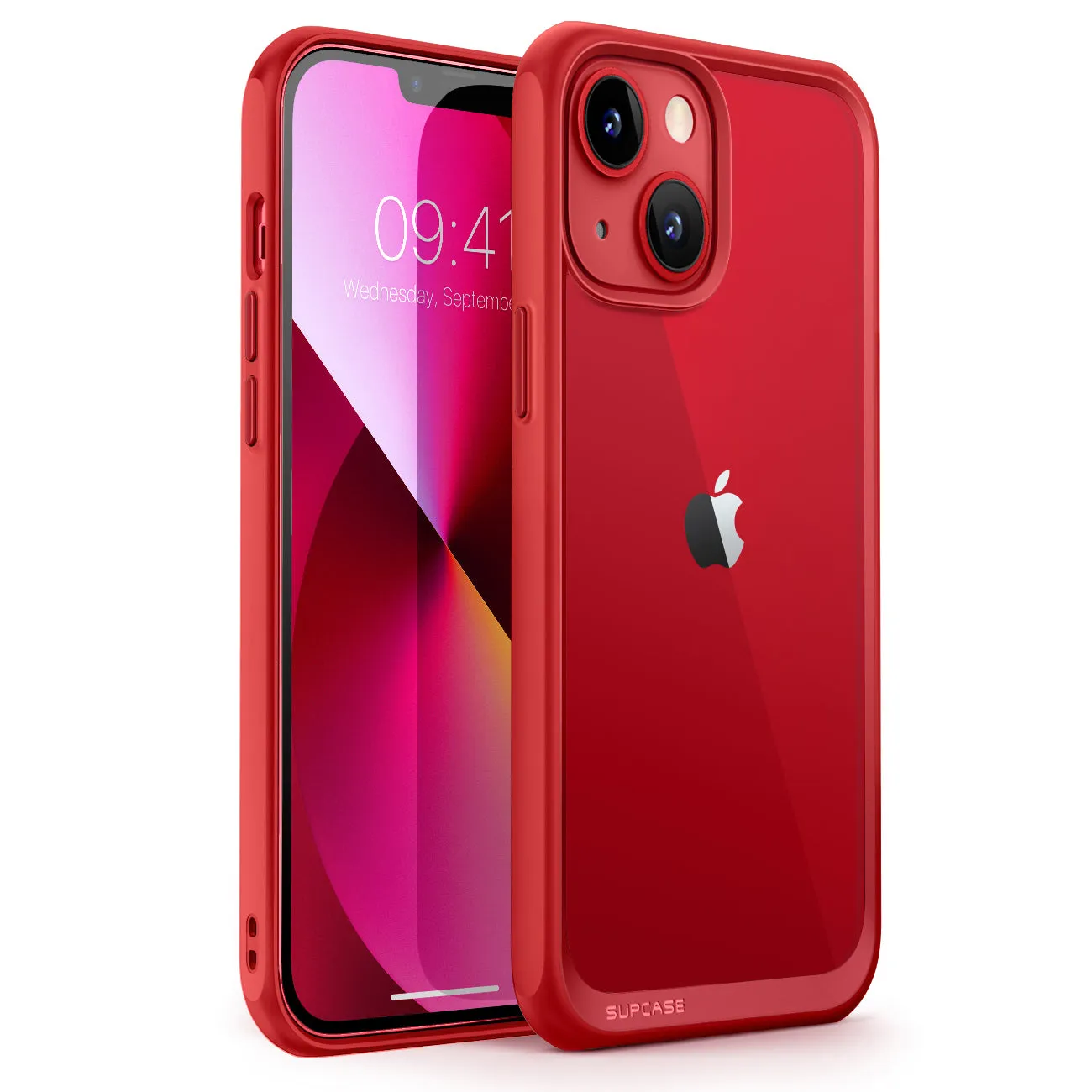 Doorbuster iPhone 13 6.1 inch Unicorn Beetle Style Slim Clear Case-Red  Dont Miss Out!