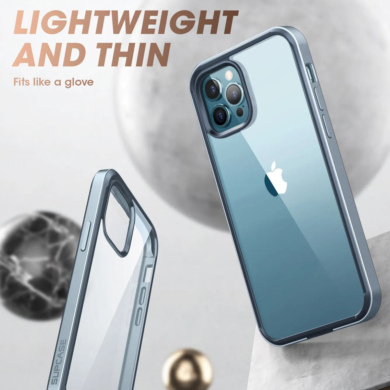 Doorbuster iPhone 13 Pro 6.1 inch Unicorn Beetle Edge with Screen Protector Clear Case-Blue  Today Only!