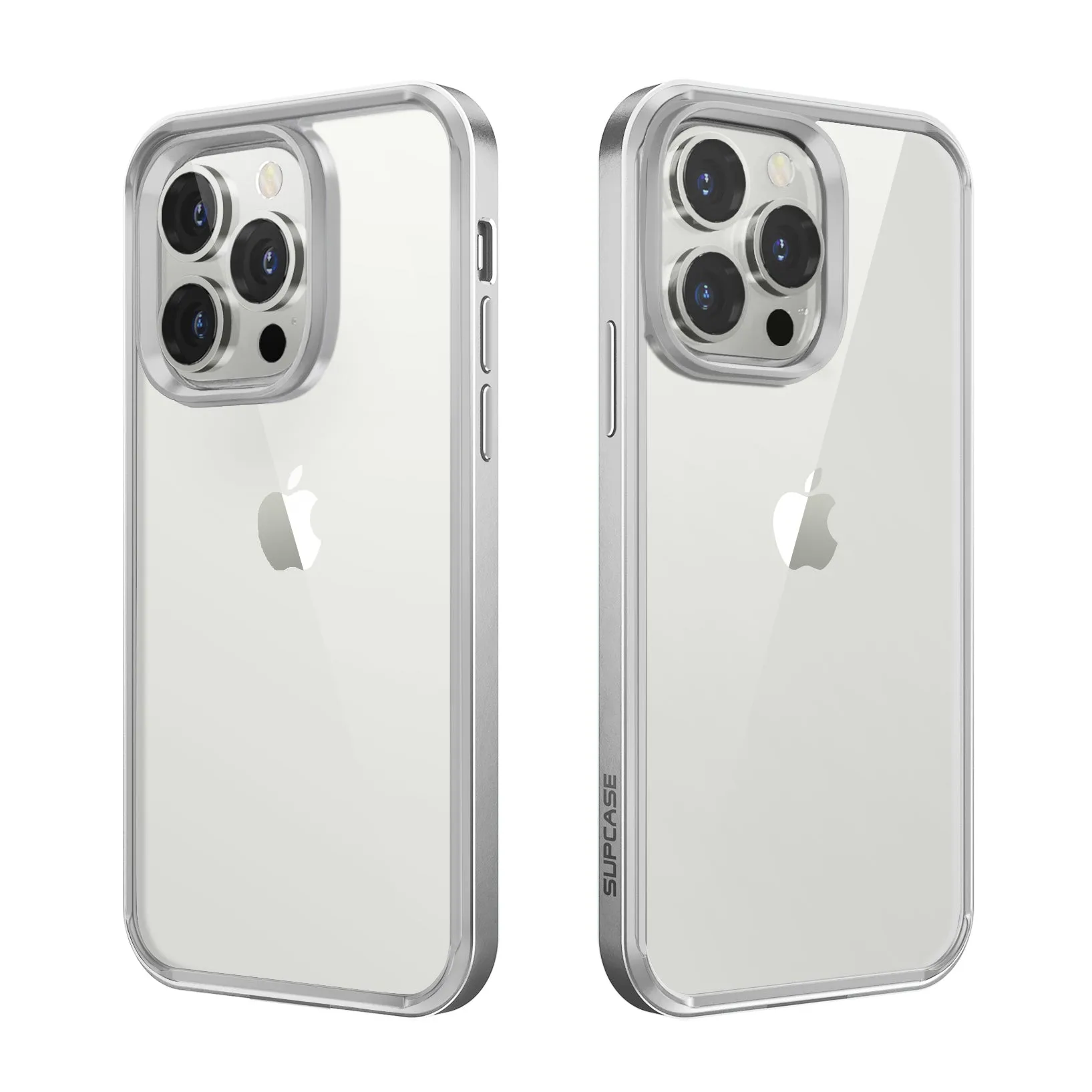 Doorbuster iPhone 13 Pro Max 6.7 inch Unicorn Beetle Edge with Screen Protector Clear Case-Silver  Limited Release!