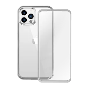 Doorbuster iPhone 13 Pro Max 6.7 inch Unicorn Beetle Edge with Screen Protector Clear Case-Silver  Limited Release!
