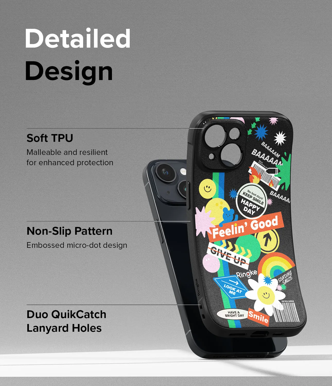Doorbuster iPhone 15 Plus Case | Onyx Design  Last Few Pieces!
