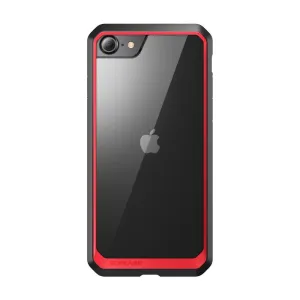 Doorbuster iPhone SE Unicorn Beetle Clear Hybrid Protective Bumper Case-Red  Last Chance!