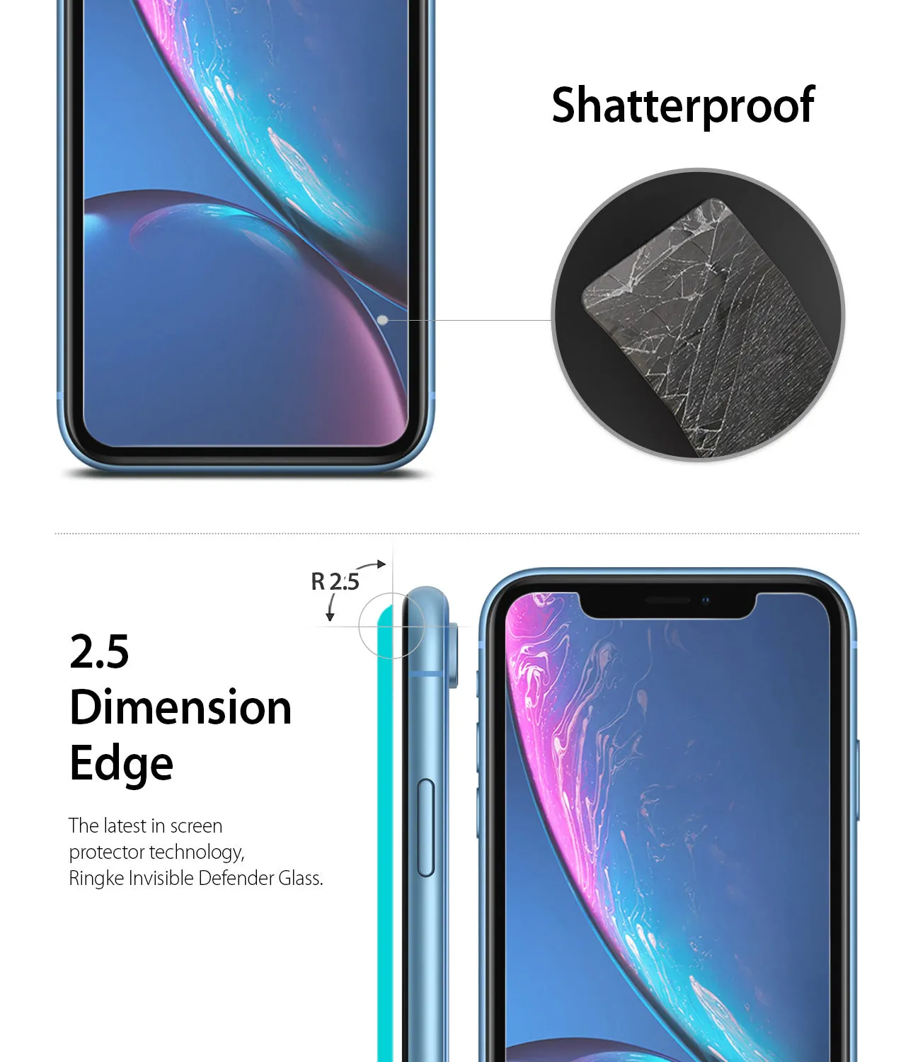 Doorbuster iPhone XR Screen Protector | Invisible Defender Glass  Limited Stock!