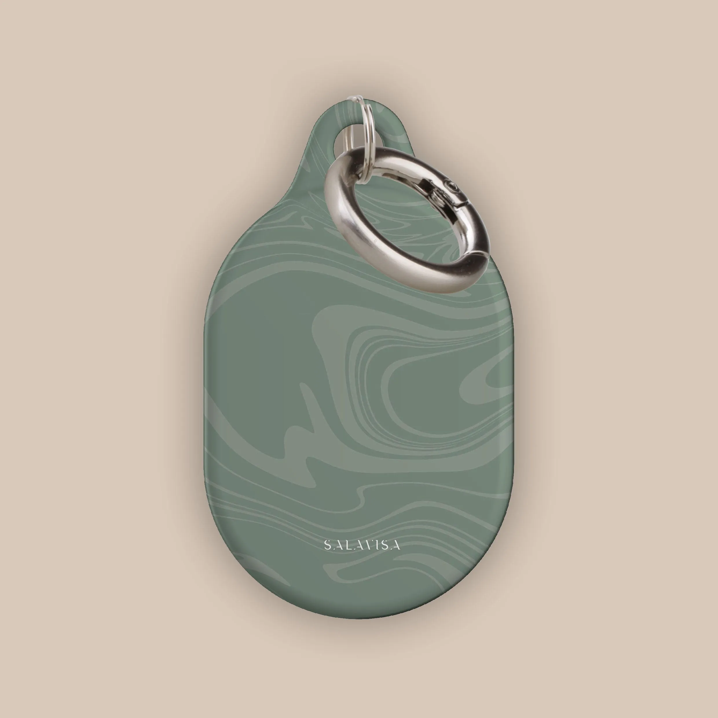 Doorbuster Light Green Swirl AirTag Holder  Limited Availability!