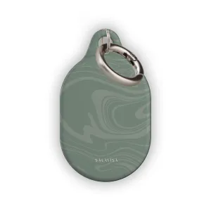 Doorbuster Light Green Swirl AirTag Holder  Limited Availability!