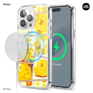 Doorbuster LINE FRIENDS | elago MagSafe Yellow Sally Case for iPhone 15 Pro Max  Today Only!