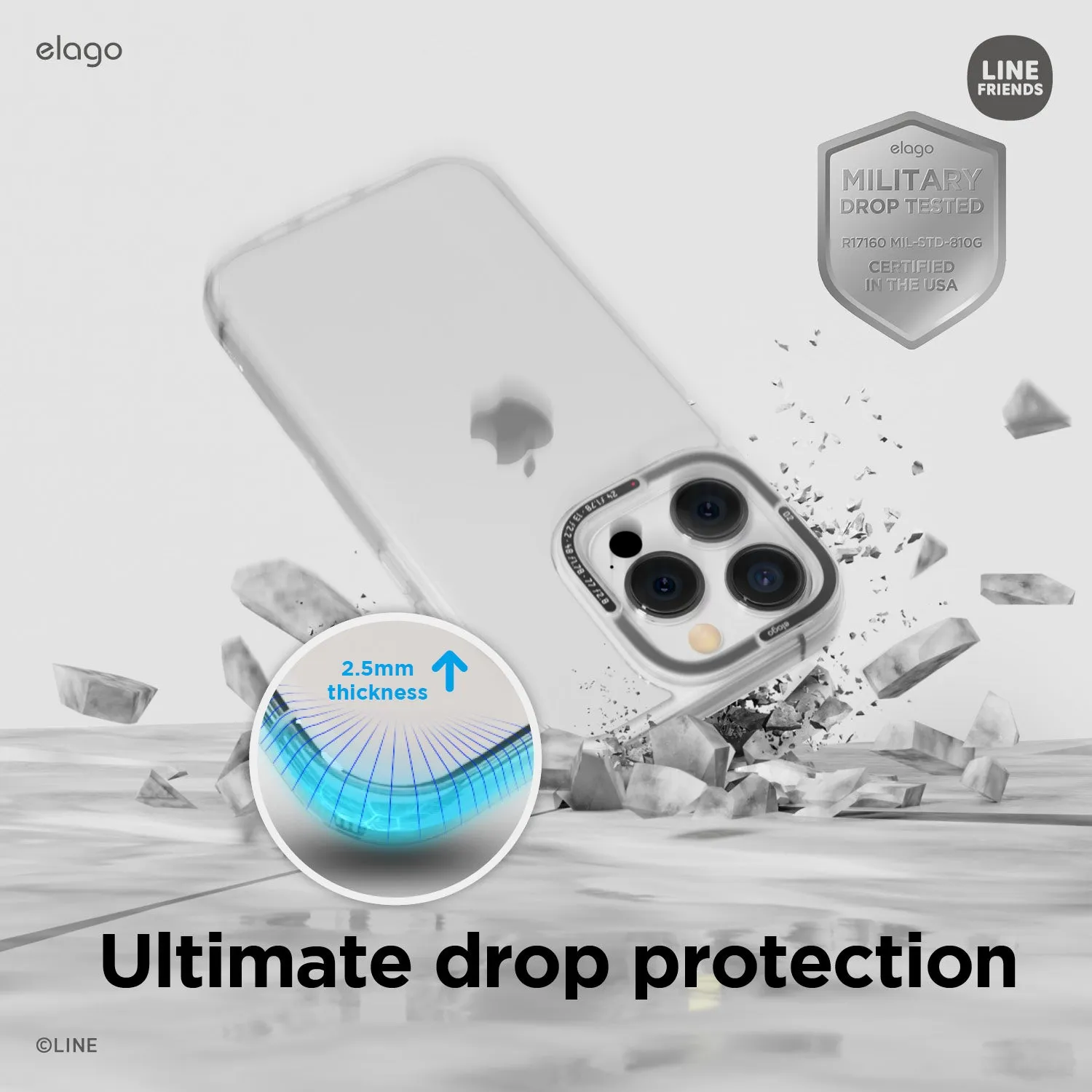 Doorbuster LINE FRIENDS | elago Minini Case for iPhone 14 Pro  Limited Release!