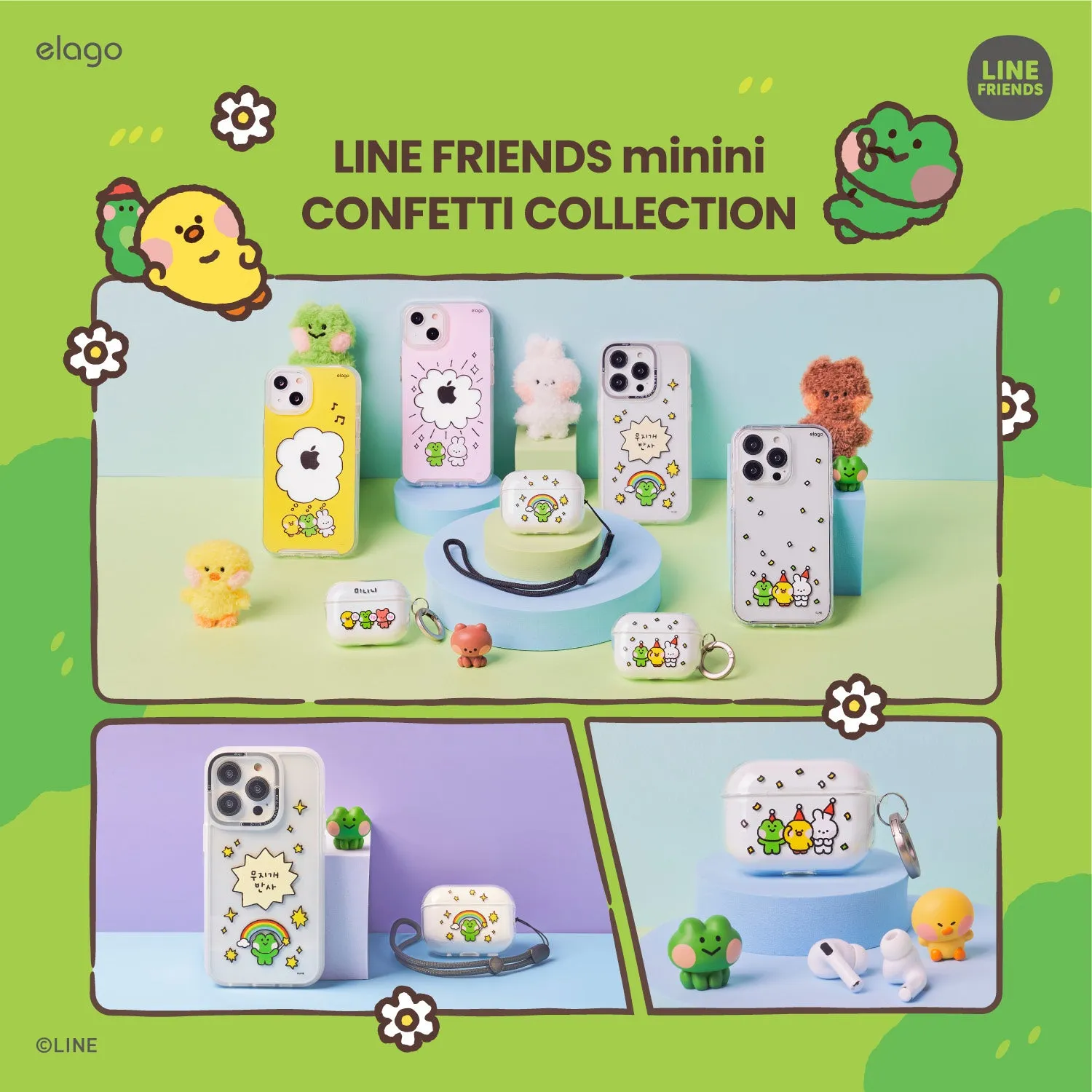 Doorbuster LINE FRIENDS | elago Minini Case for iPhone 14 Pro  Limited Release!