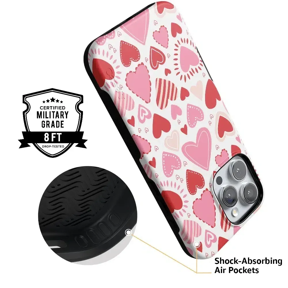 Doorbuster Love Struck | Heart Stickers Case  Going Fast!
