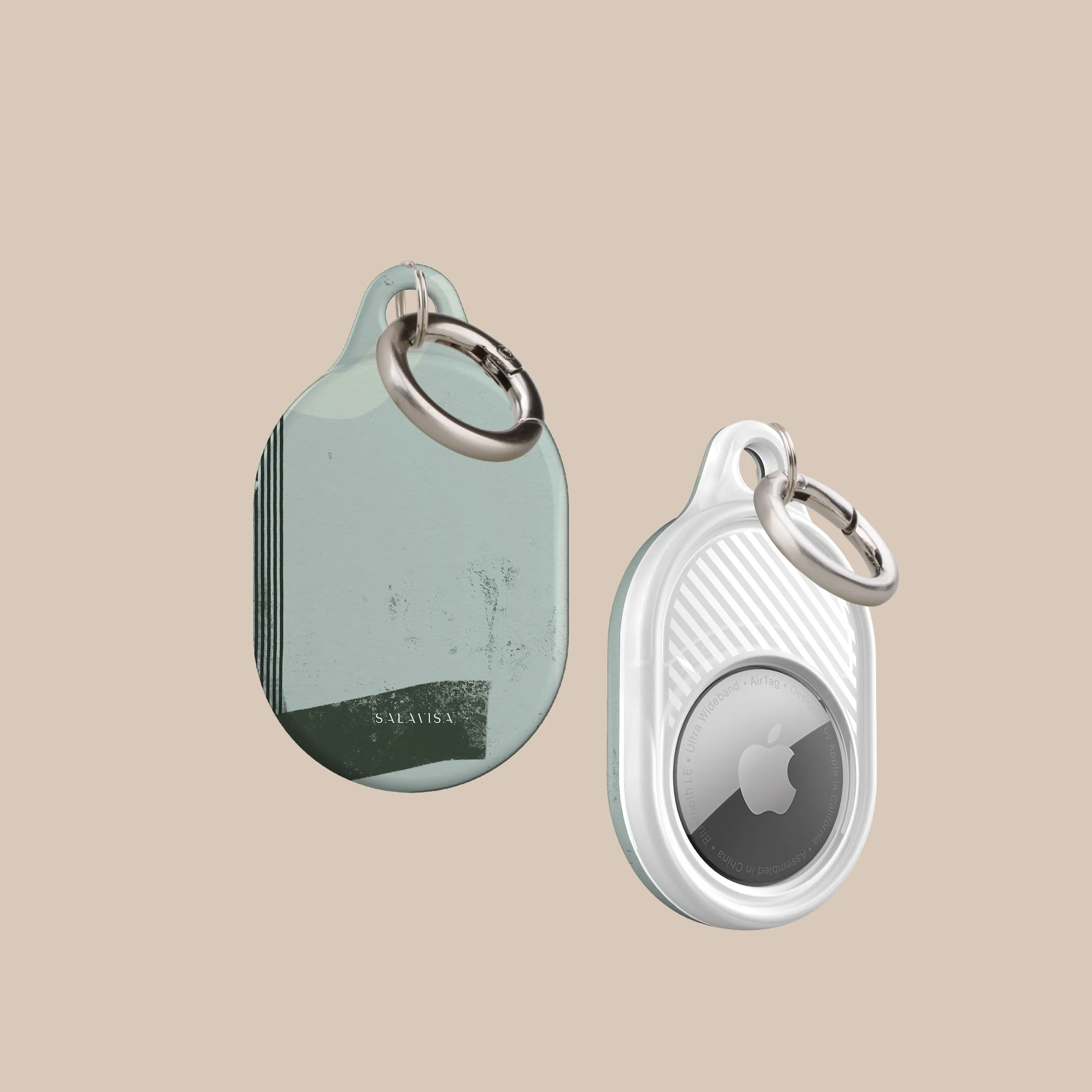 Doorbuster Marine Green Organic AirTag Holder  Today Only!