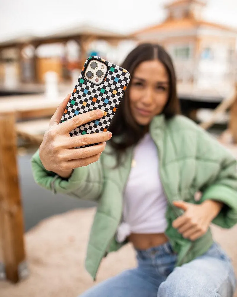 Doorbuster Old Skool | Retro Checkerboard Case  Today Only!