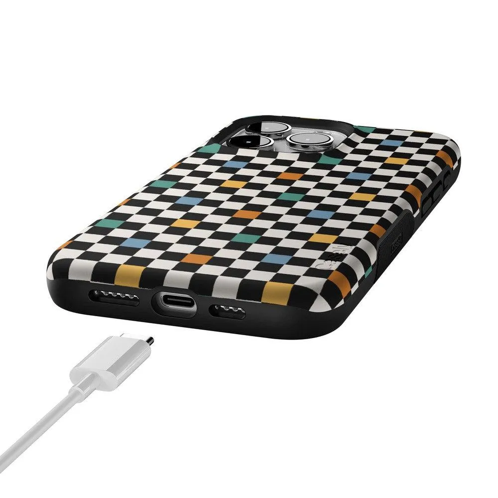 Doorbuster Old Skool | Retro Checkerboard Case  Today Only!