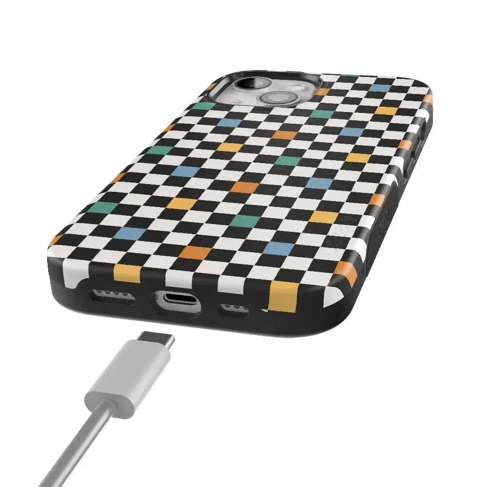 Doorbuster Old Skool | Retro Checkerboard Case  Today Only!