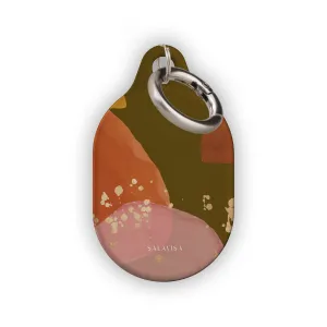 Doorbuster Olive Zen Watercolor AirTag Holder  Last Few Pieces!