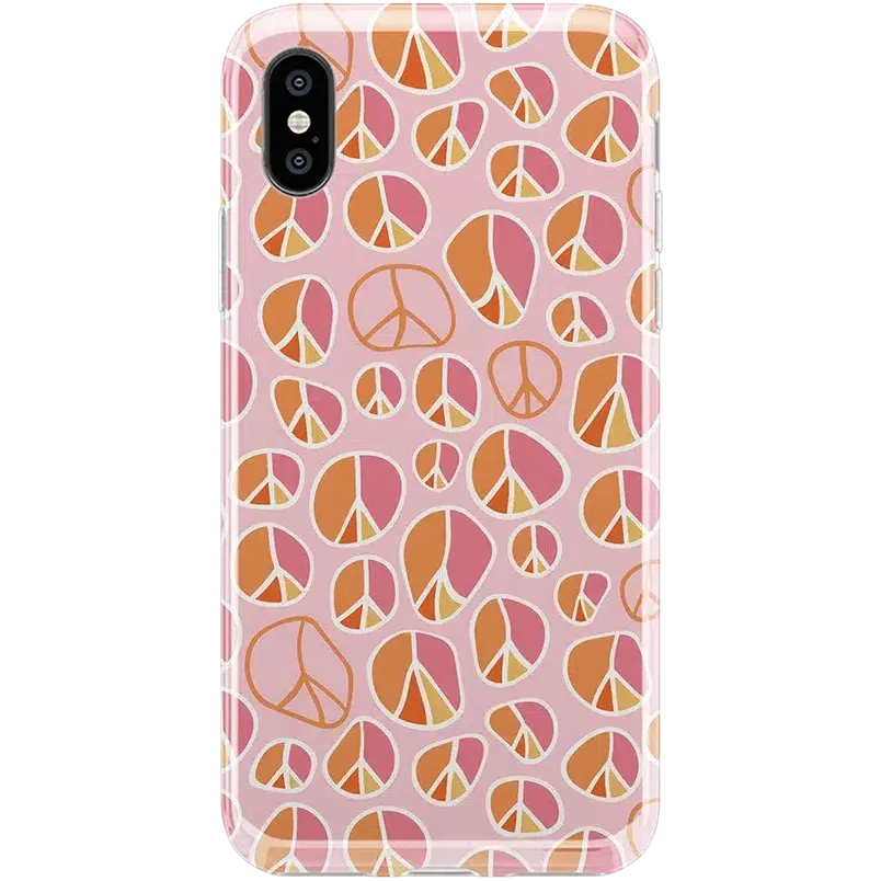 Doorbuster Peace Out | Groovy Peace Sign Case  Today Only!