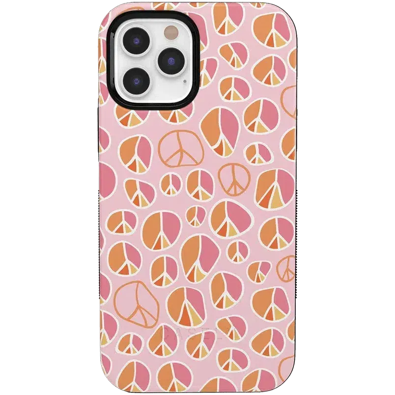 Doorbuster Peace Out | Groovy Peace Sign Case  Today Only!