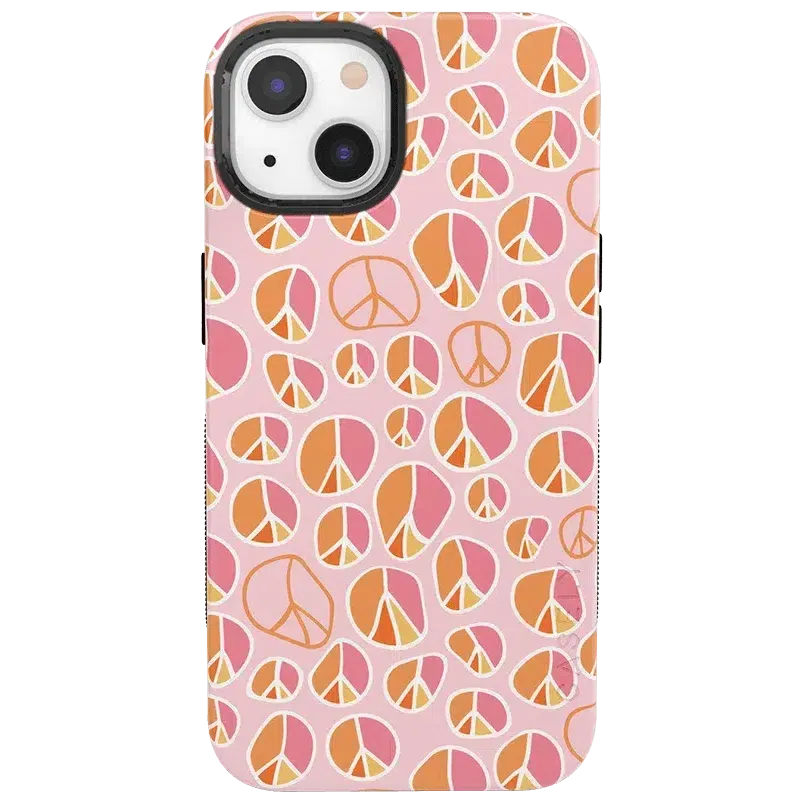 Doorbuster Peace Out | Groovy Peace Sign Case  Today Only!