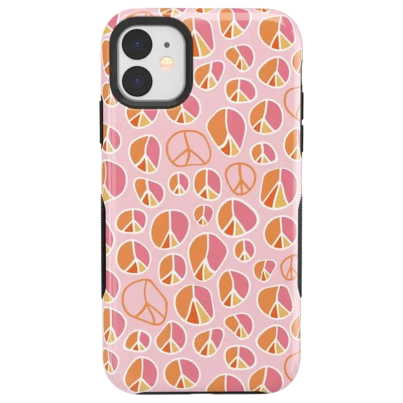 Doorbuster Peace Out | Groovy Peace Sign Case  Today Only!