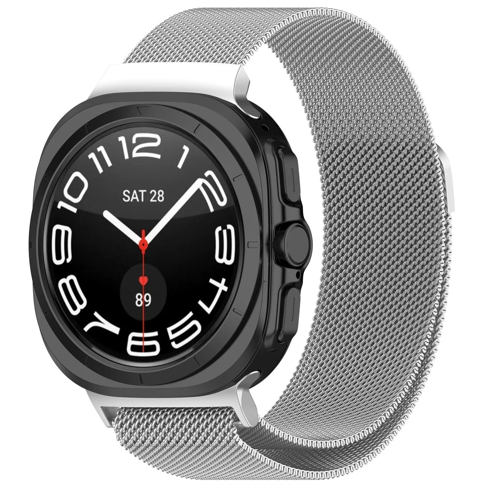 Doorbuster Samsung Galaxy Watch Ultra Milanese Strap (Silver)  Going Fast!