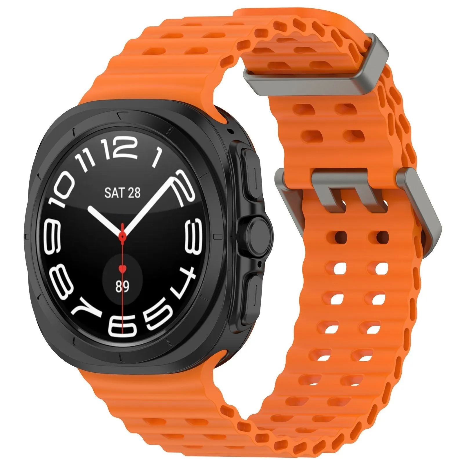 Doorbuster Samsung Galaxy Watch Ultra Ocean Strap (Orange)  Limited Availability!