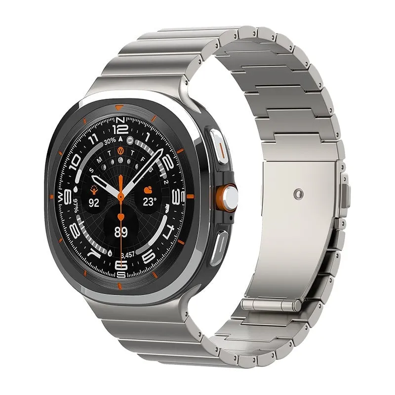 Doorbuster Samsung Galaxy Watch Ultra 'One Bead' Titanium Strap (Titanium)  Limited Release!