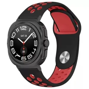 Doorbuster Samsung Galaxy Watch Ultra Sport Strap (Black/Red)  Last Few Pieces!